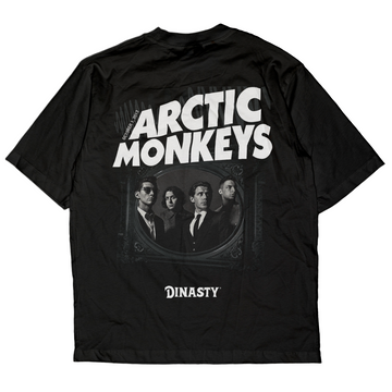 Playera Casual Oversize Cuello Redondo Pantera Arctic Monkeys