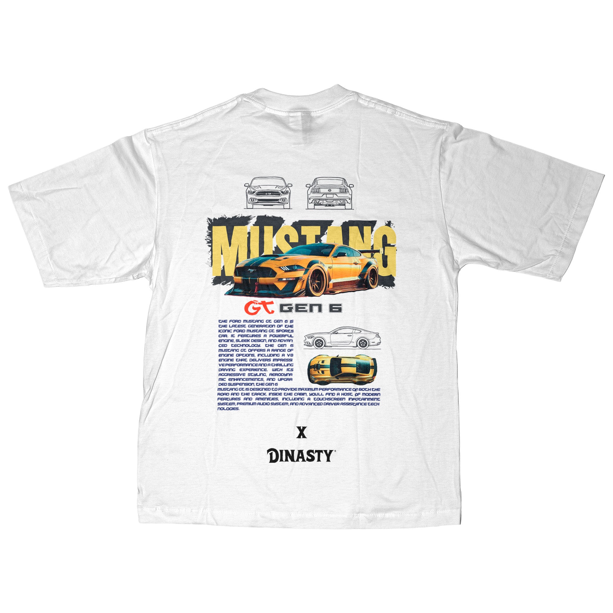 Playera Fan Autos Mustang Lovers