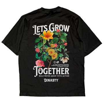 Playera Lets Grow Together Protect Your Peace