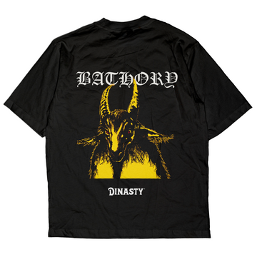 Playera Casual Oversize Cuello Redondo Bathory