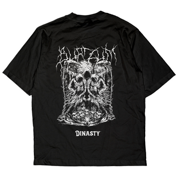 Playera Casual Oversize Cuello Redondo Burzum