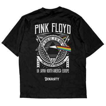 Playera Casual Oversize Cuello Redondo Pink Floyd