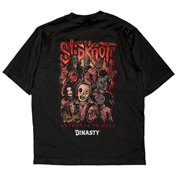 Playera Casual Oversize Cuello Redondo Slipknot