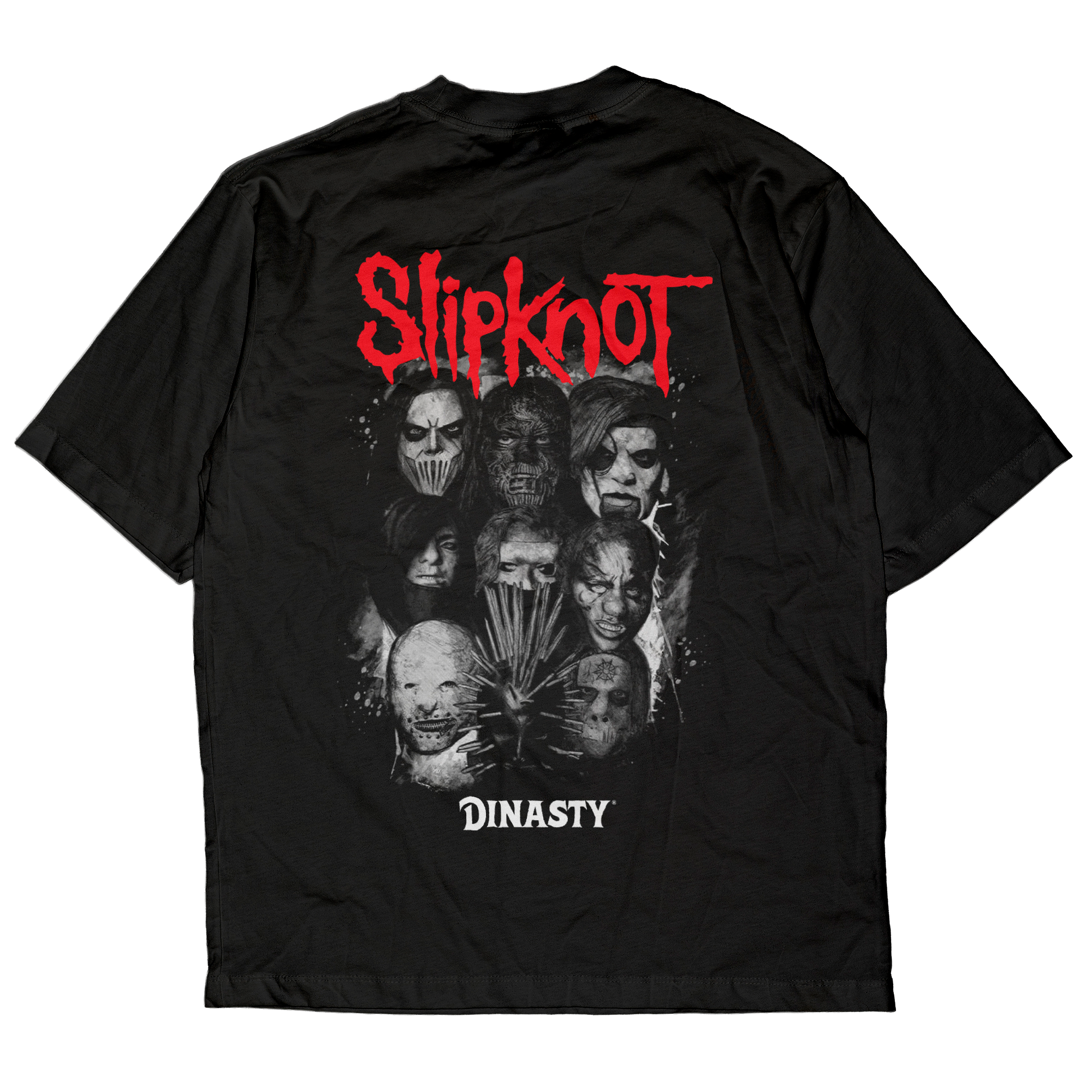 Playera Casual Oversize Cuello Redondo Slipknot