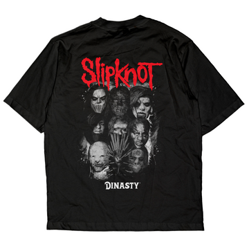 Playera Casual Oversize Cuello Redondo Slipknot