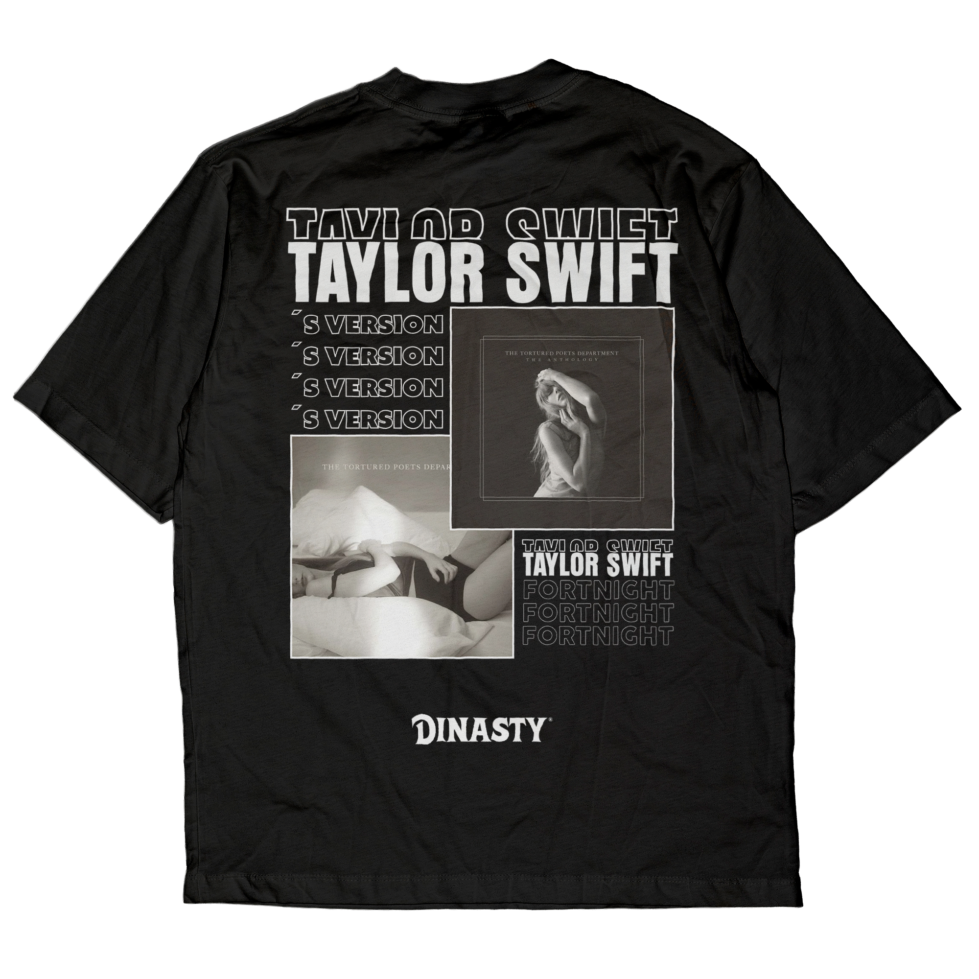 Playera Casual Oversize Cuello Redondo Taylor Swift