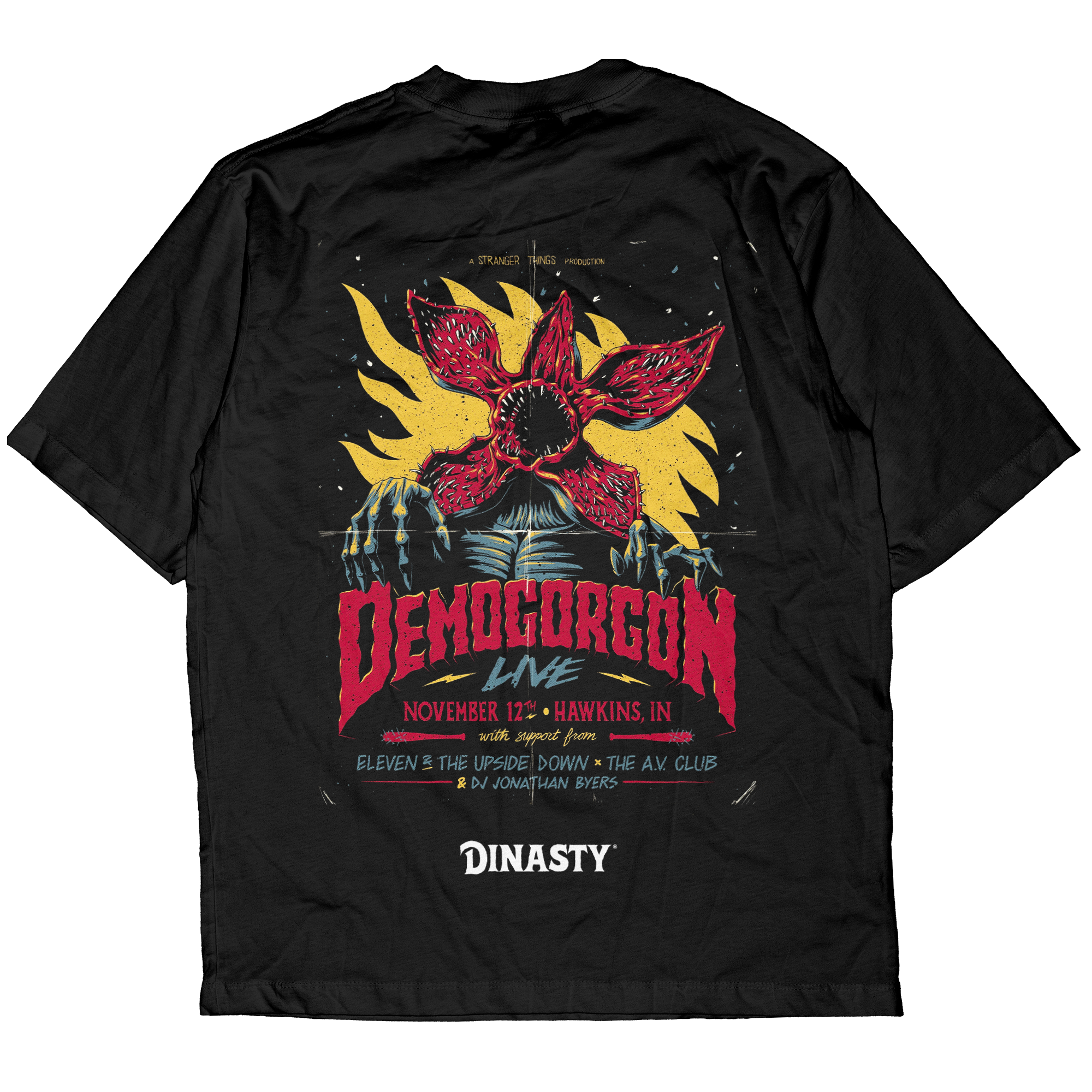 Playera Casual Stranger Things Demogorgon