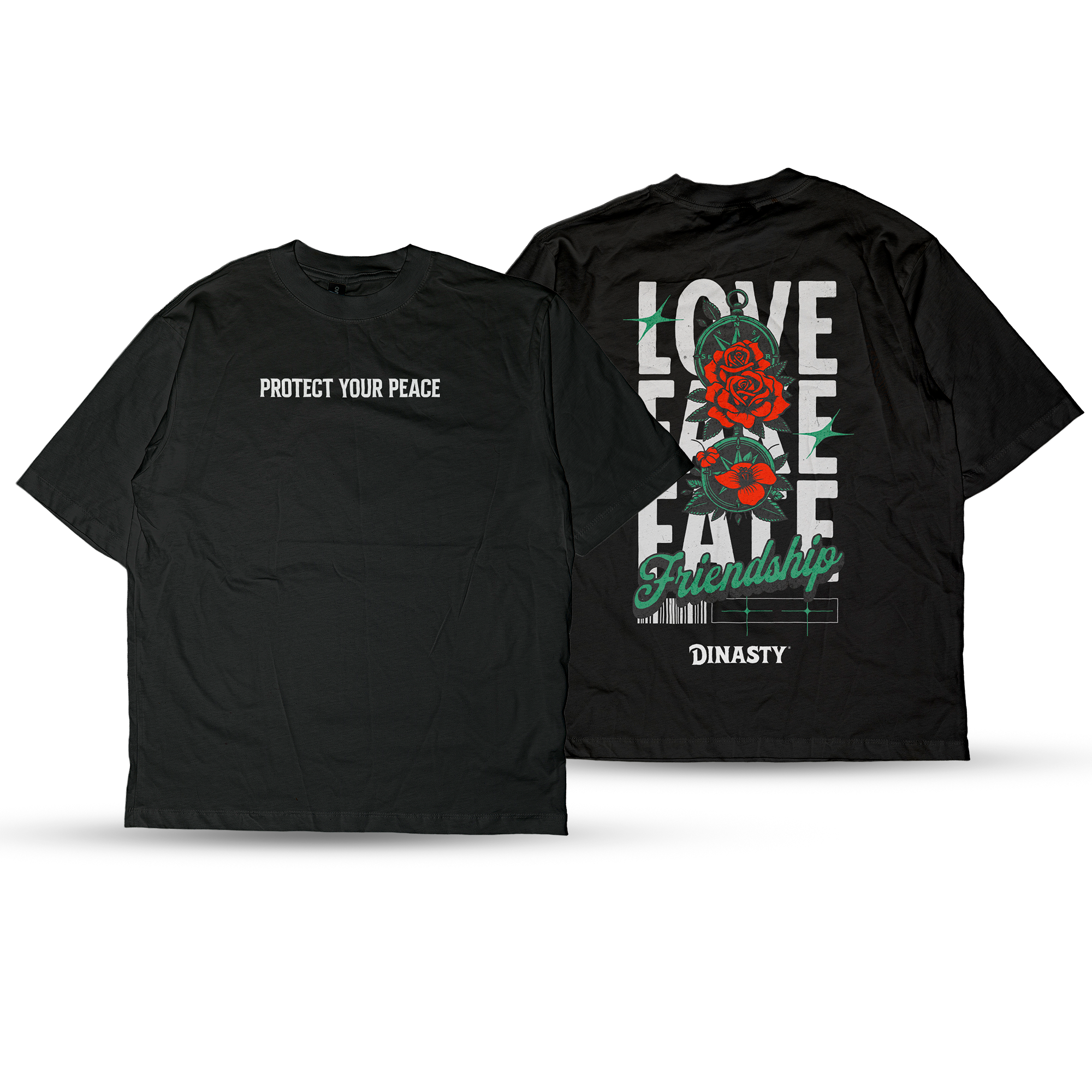 Playera Love Fake Fate Protect Your Peace