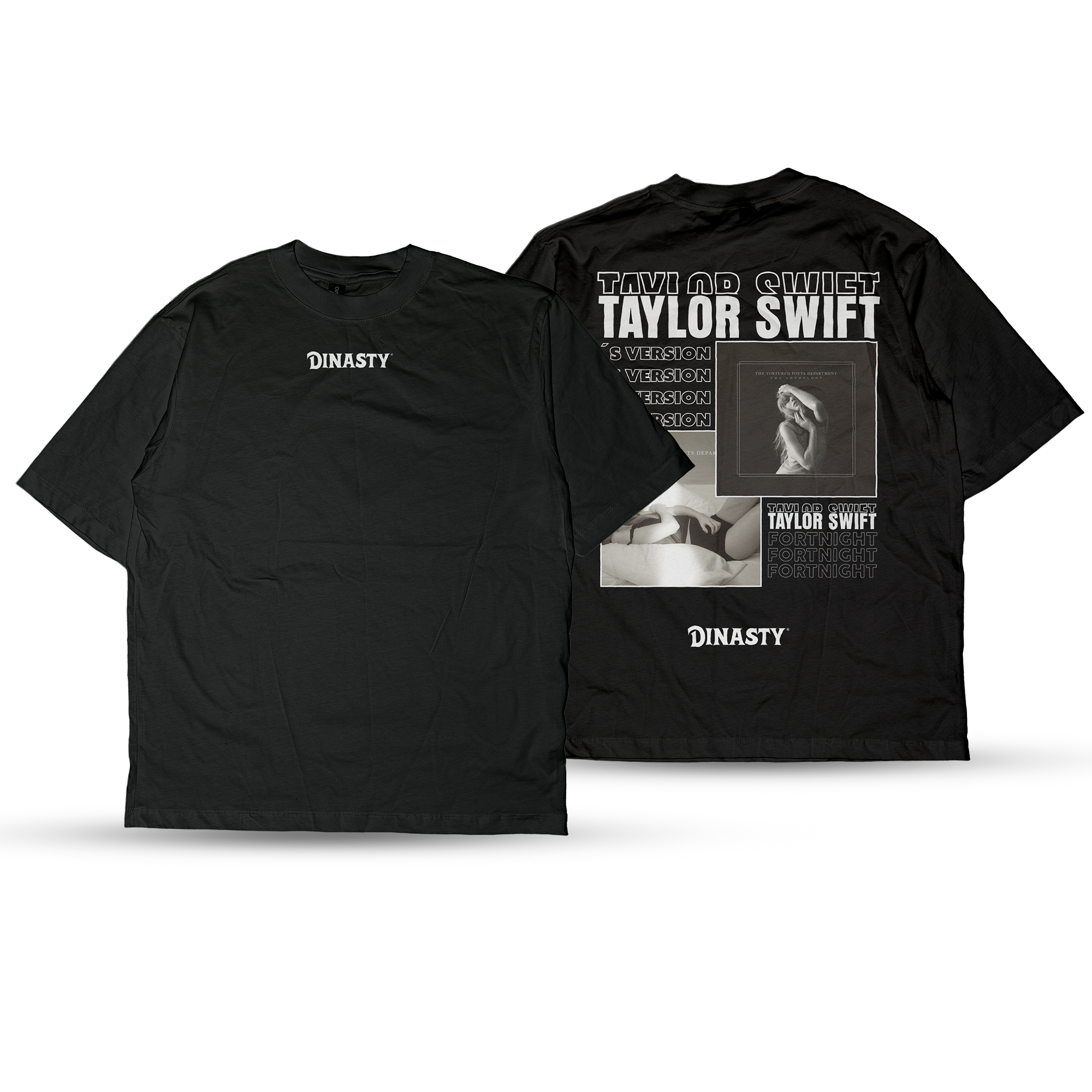 Playera Casual Oversize Cuello Redondo Taylor Swift
