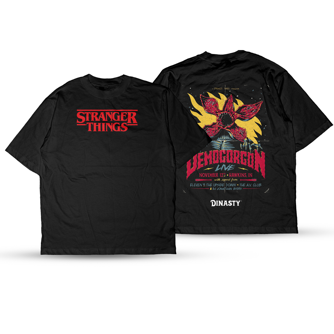 Playera Casual Stranger Things Demogorgon