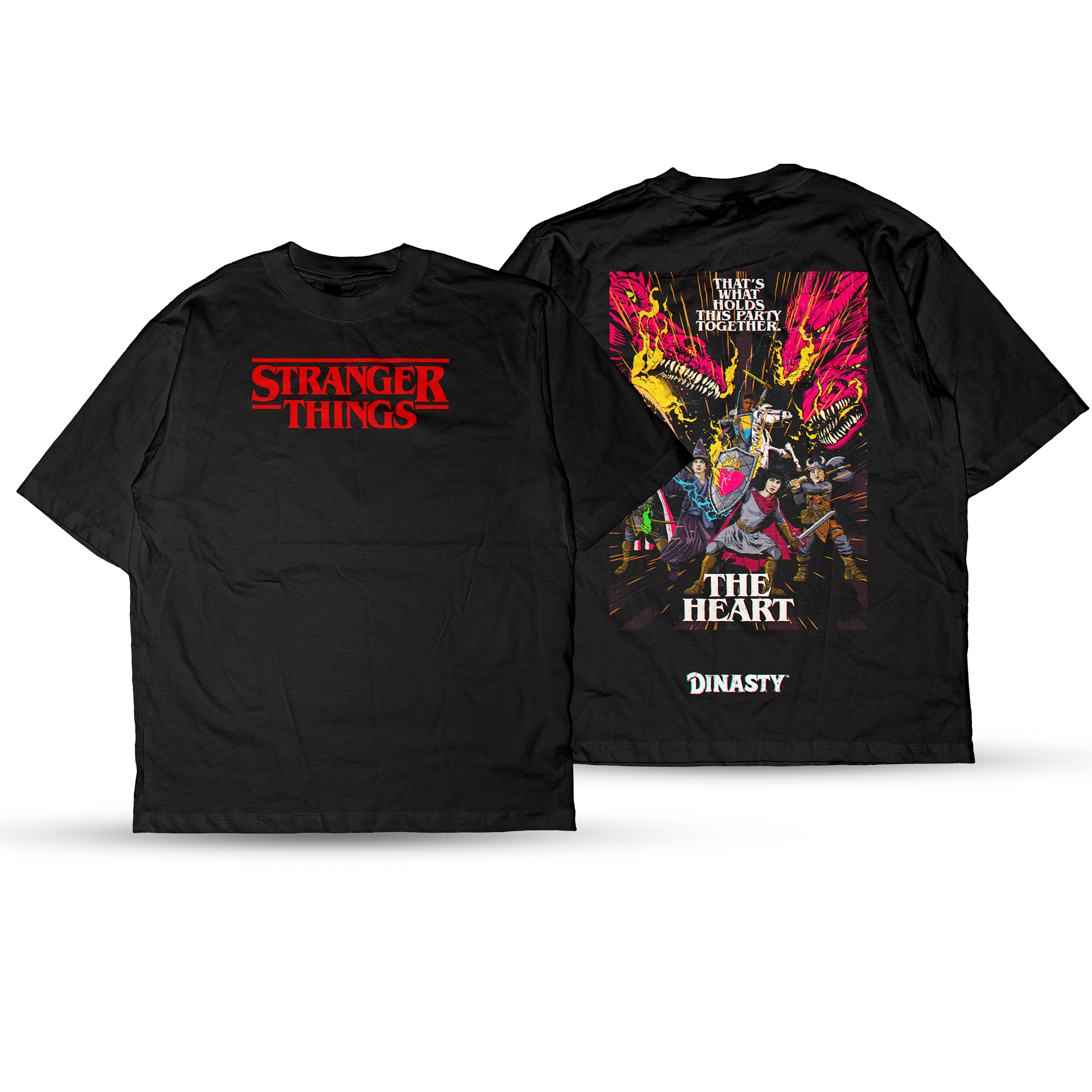 Playera Casual Stranger Things Protas