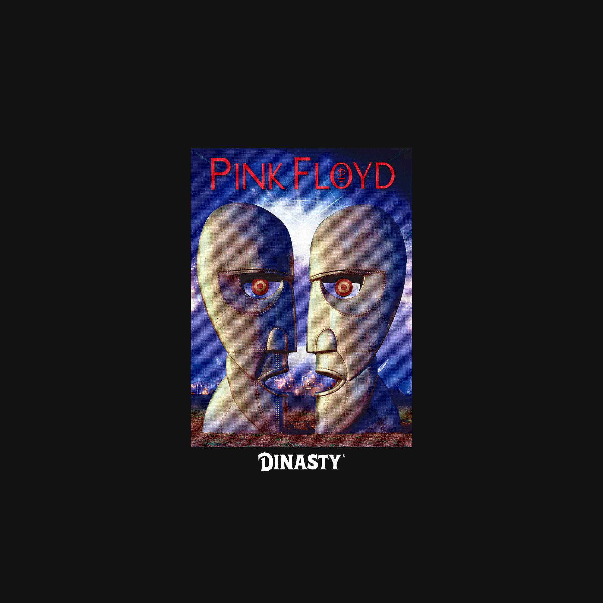 Playera Casual Oversize Cuello Redondo Pink Floyd