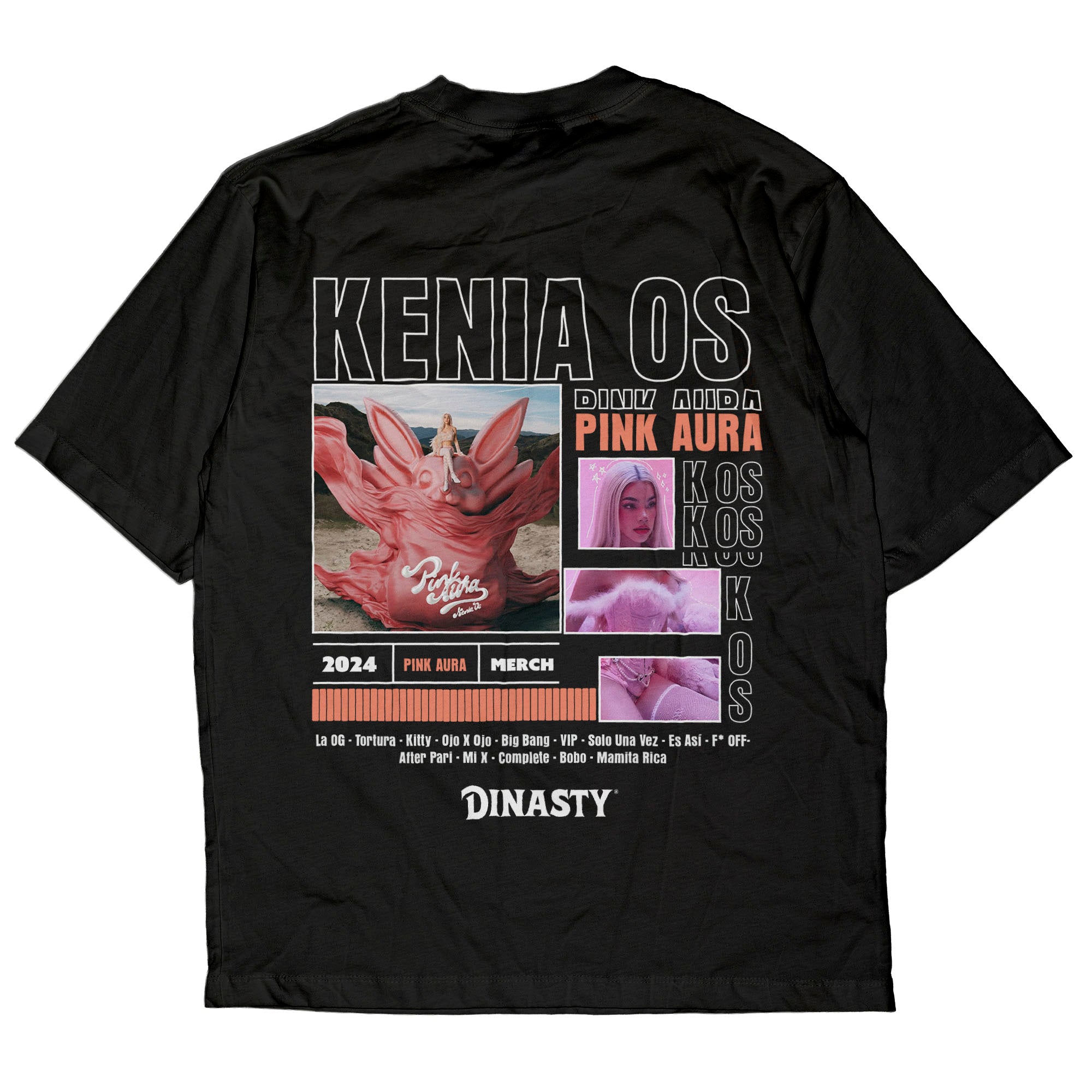 Playera Casual Oversize Cuello Redondo para  Keninis