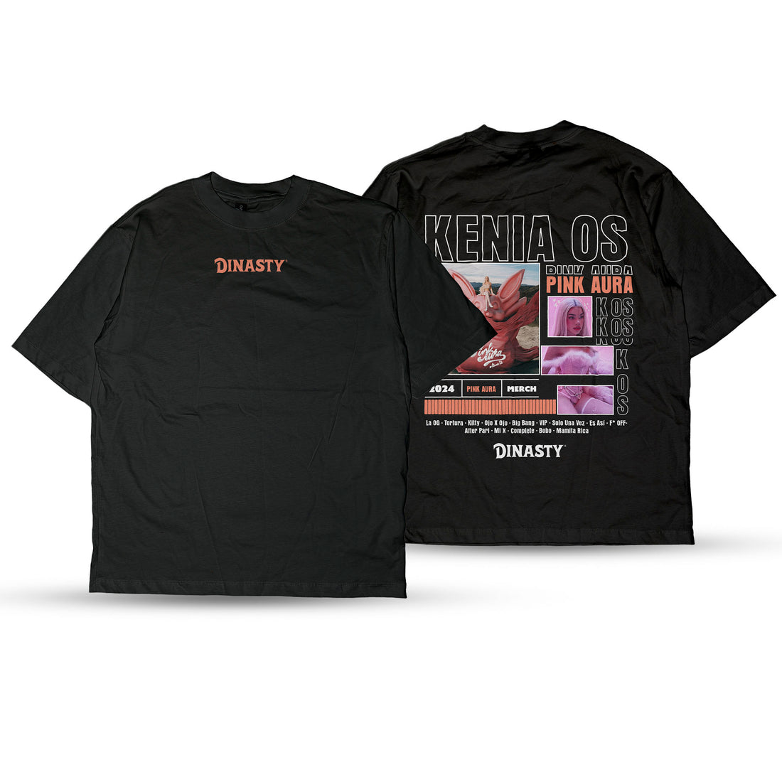 Playera Casual Oversize Cuello Redondo para  Keninis