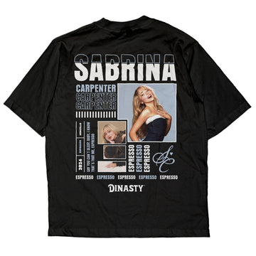 Playera Casual Oversize Cuello Redondo Sabrina Carpenter