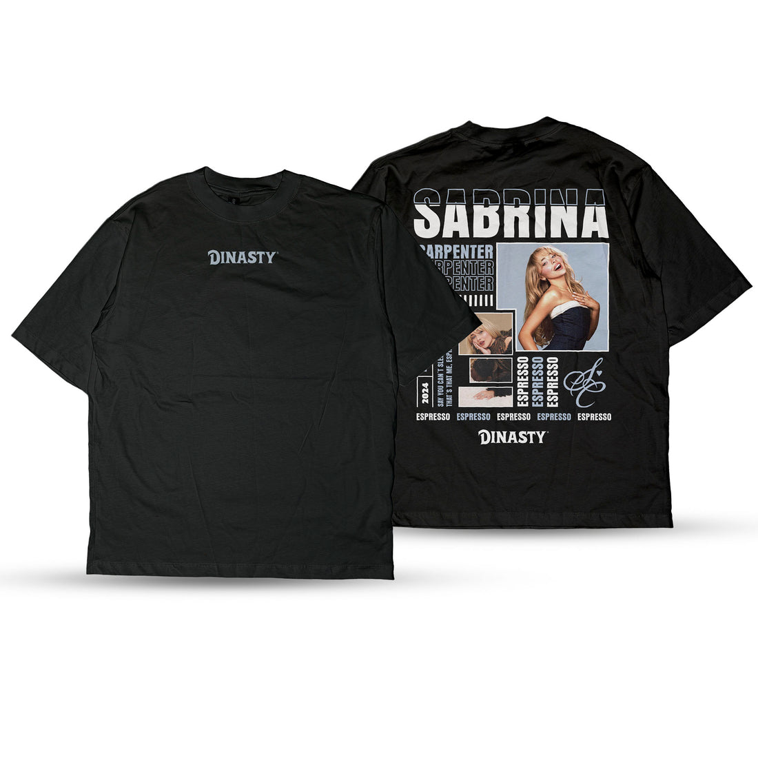 Playera Casual Oversize Cuello Redondo Sabrina Carpenter