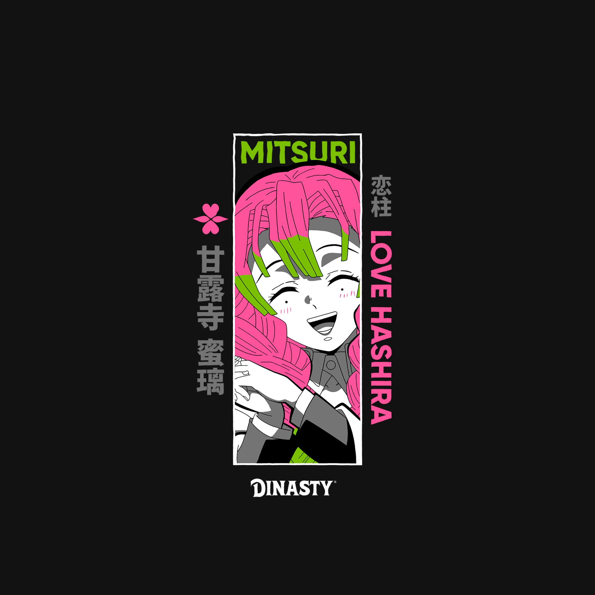 Playera Drop Demon Calmate Mitsuri