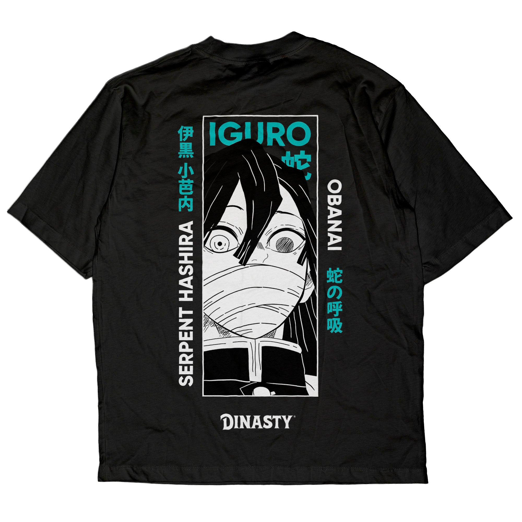 Playera Drop Demon Iguro Obanai