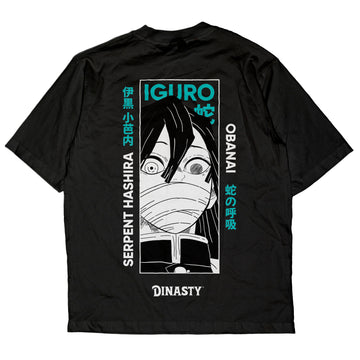 Playera Drop Demon Iguro Obanai