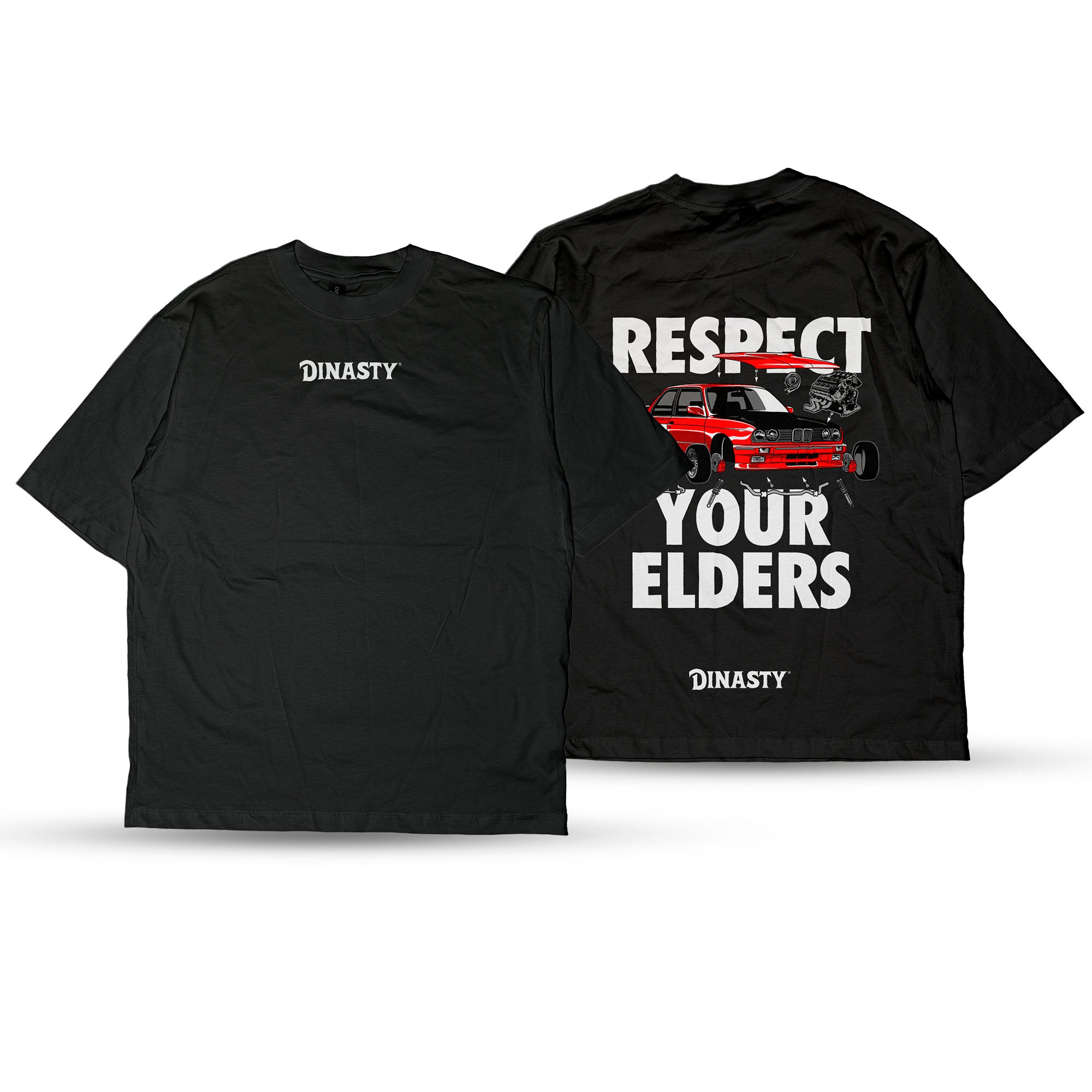 Playera Fan Autos Respect Your Elders