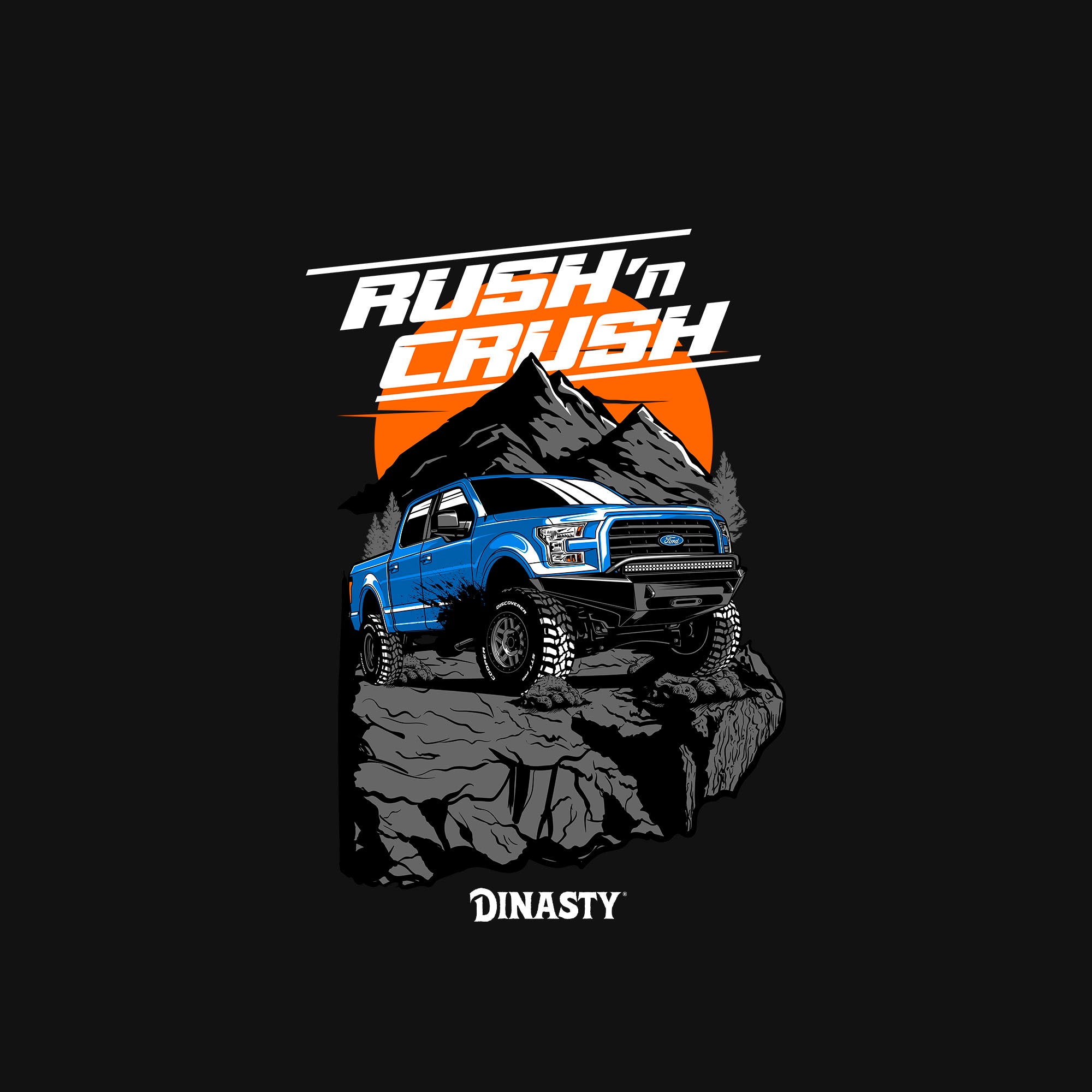 Playera Fan Autos Rush and Crush