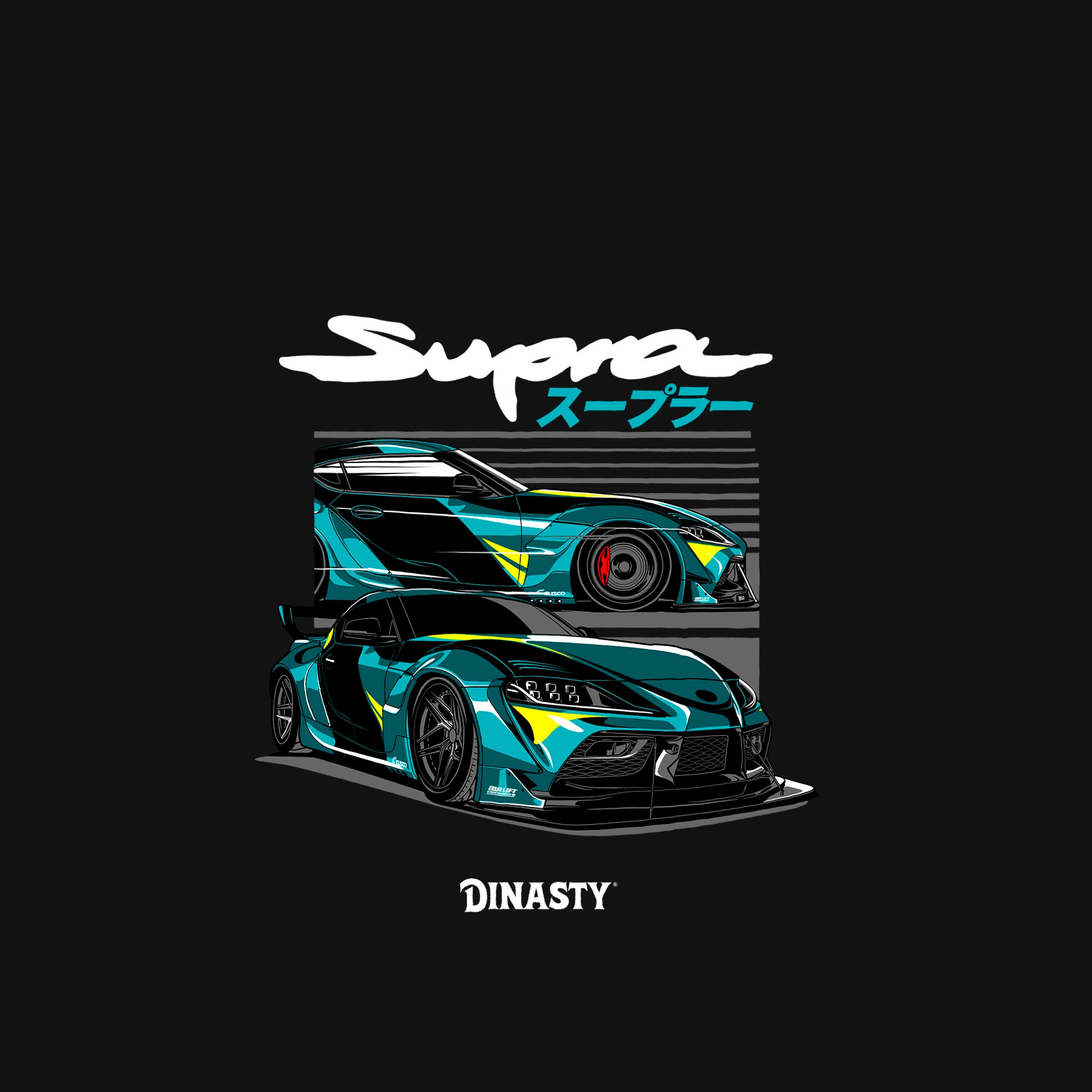 Playera Fan Autos Supra Edition