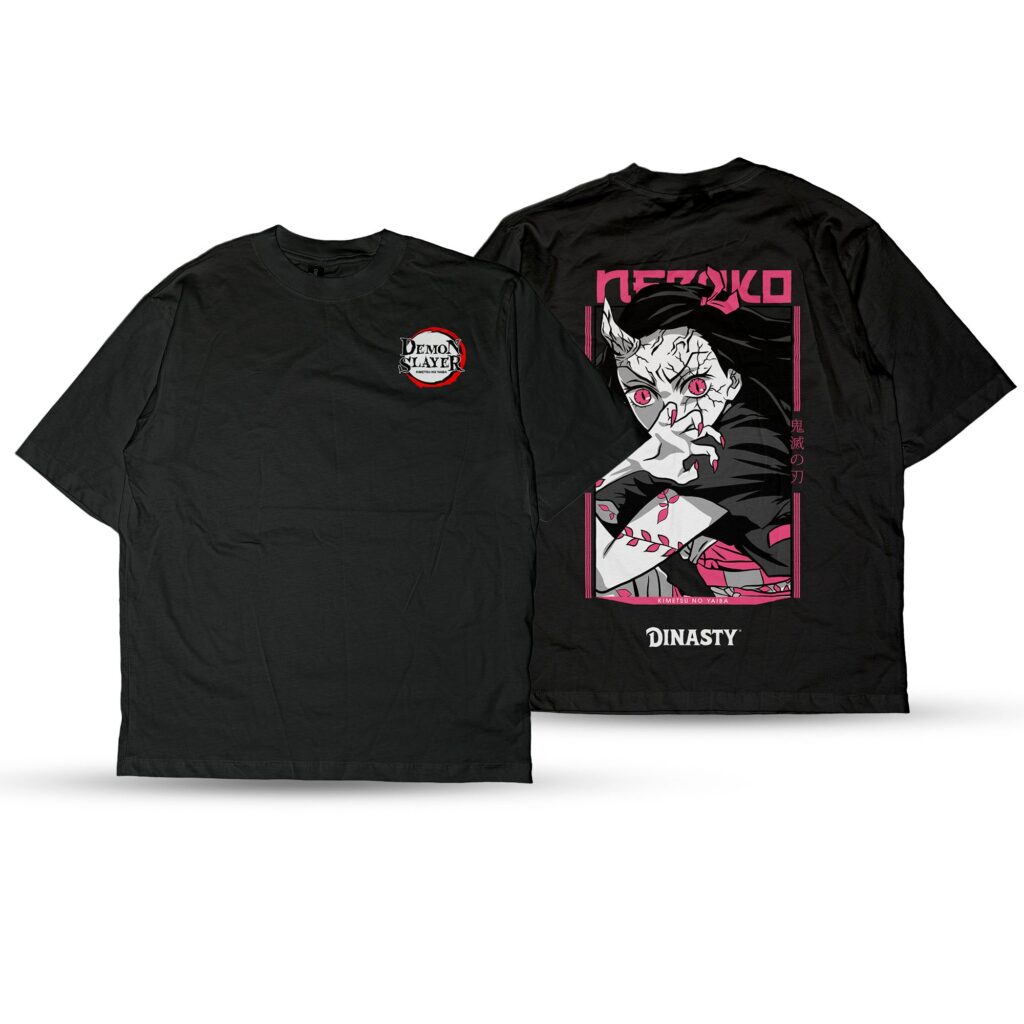 Playera Drop Demon Nezuko demoniacal