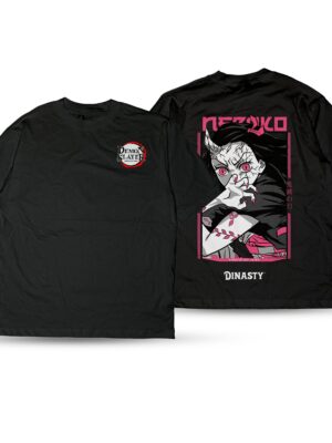 Playera Drop Demon Nezuko demoniacal